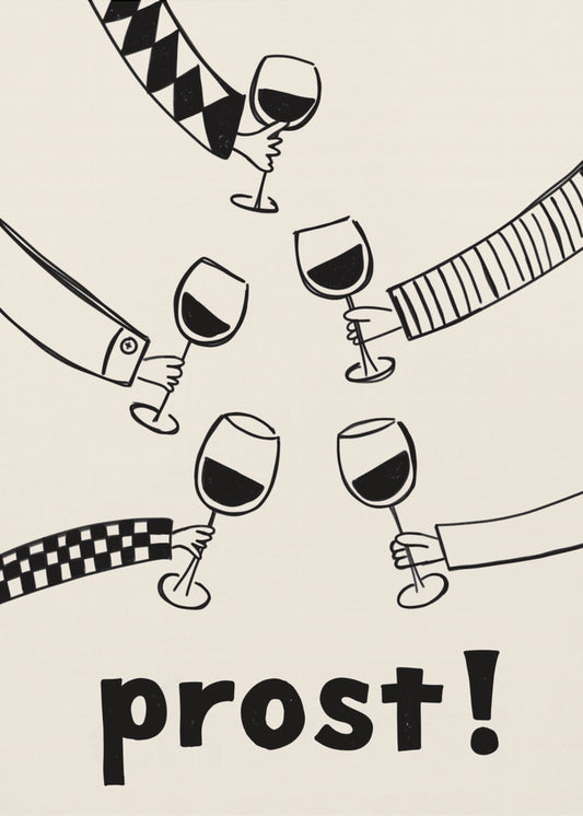 Prost! Weinparty mit Freunden | Leinwand