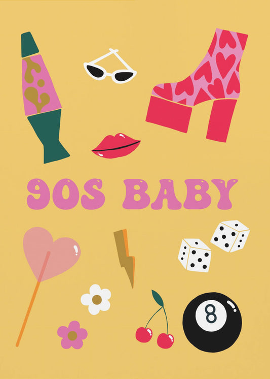 90er Baby | Leinwand