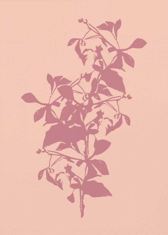Blumensilhouette 5 | Poster