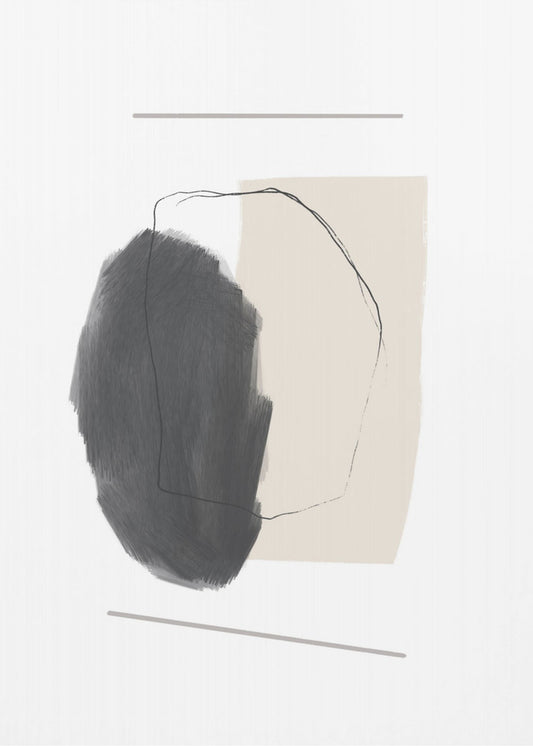 Schattierte Geometrie | Leinwand