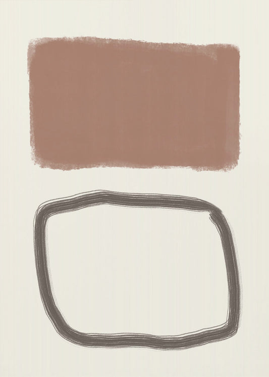 Minimalistisches abstraktes Design | Leinwand