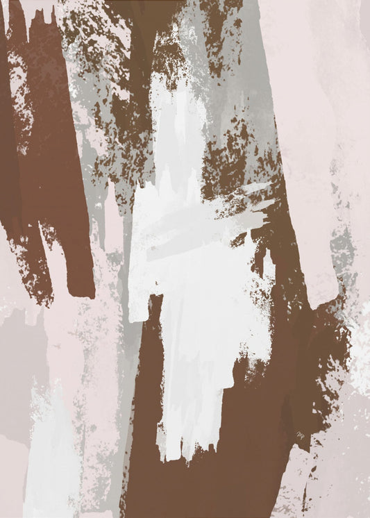 Abstrakte braune Farbe | Leinwand