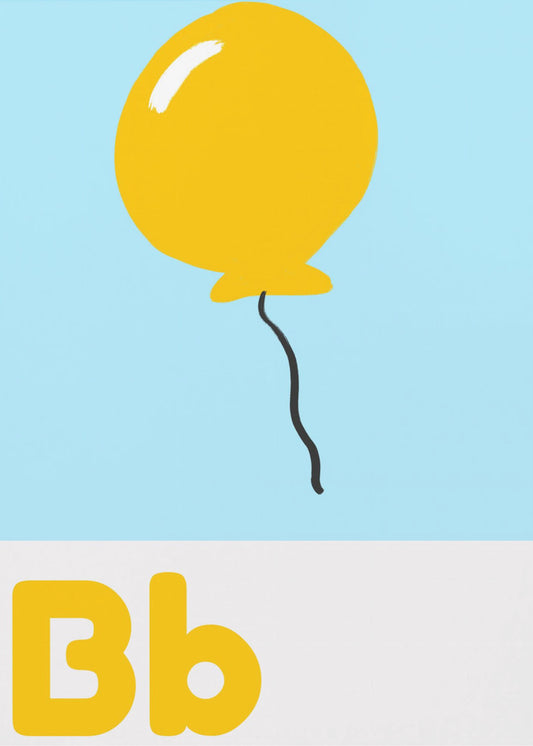 Yellow Balloon Float | Poster