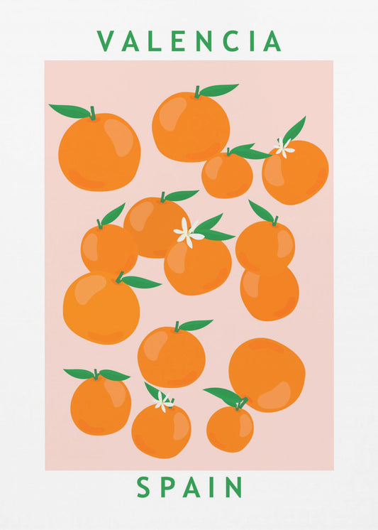 Blumenmarkt Orangen | Leinwand