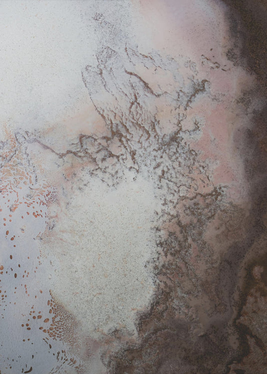 Lake Eyre Upscaled - Rote Erdstimmung | Poster