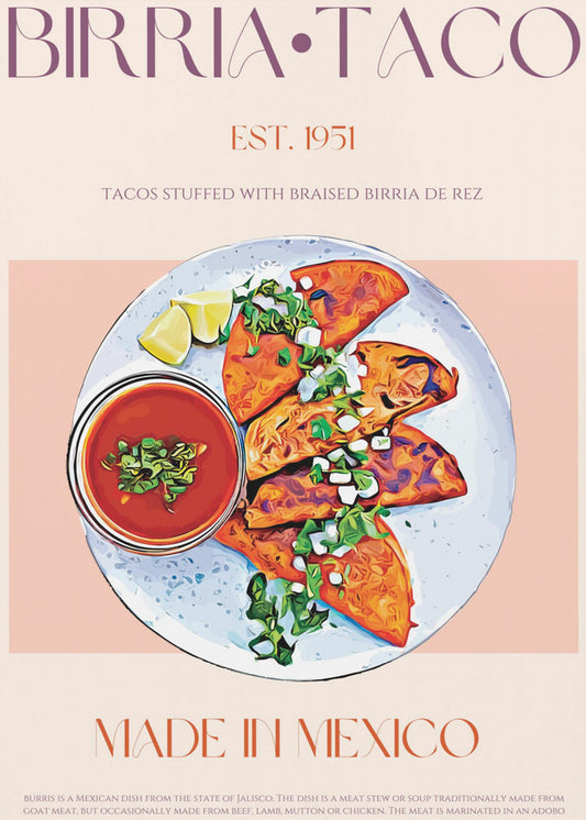Köstliche Birria Bites | Leinwand