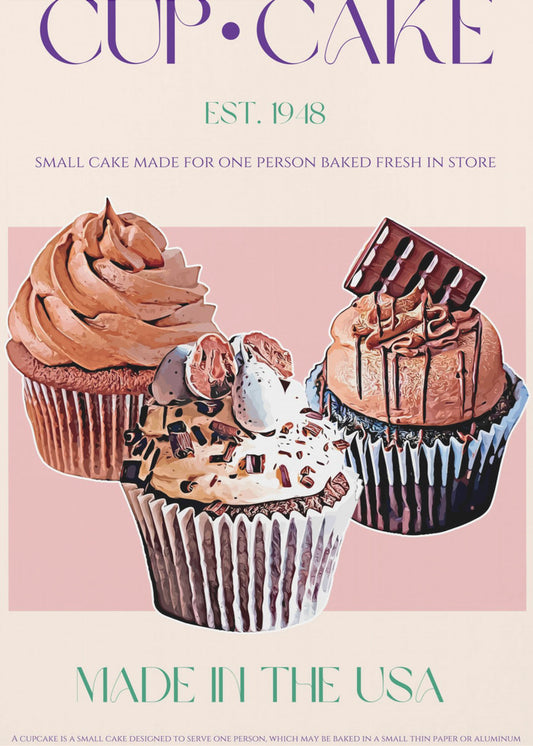Dekadente Cupcakes | Leinwand