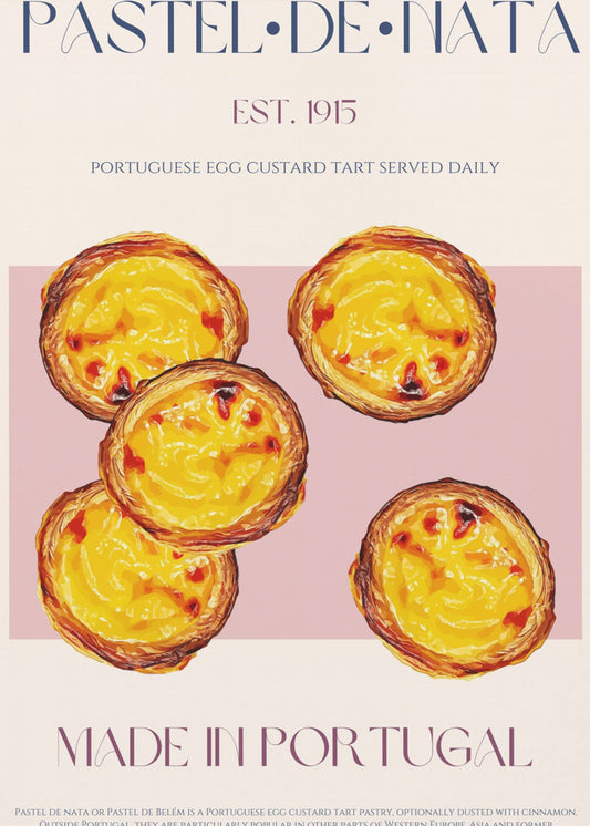 Traditional Portuguese Egg Custard Tart | Canvas