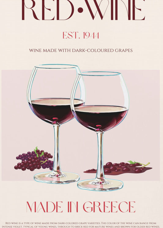 Greek Wine Elegance | Canvas