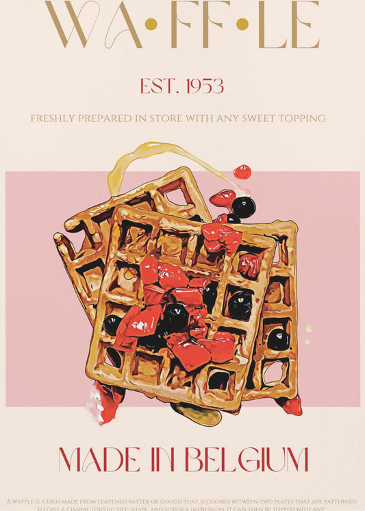 Waffeldruck | Leinwand