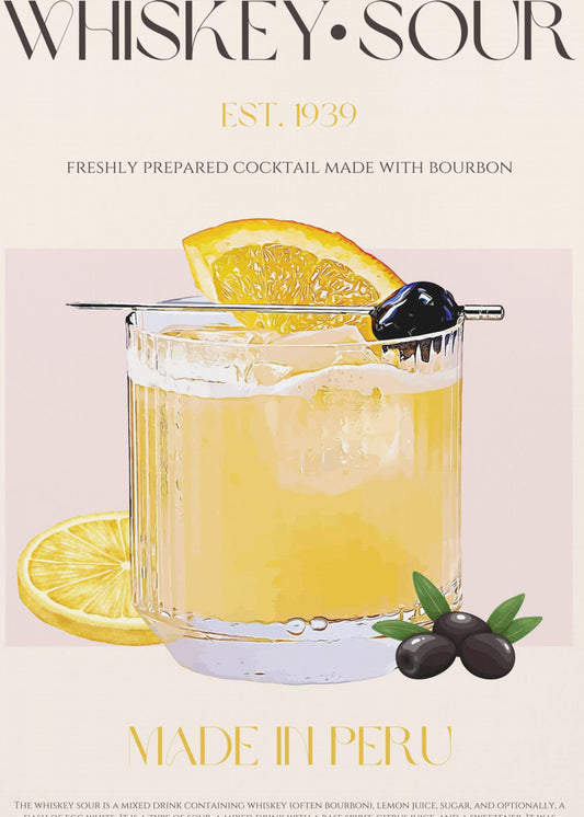 Peruanisches Whiskey-Glück | Leinwand
