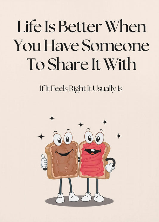 Cartoon-Toast mit Marmelade | Poster