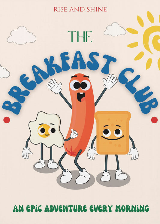 Breakfast-themed Cartoon | Canvas