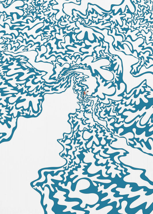 Tolle Surfwellen | Poster