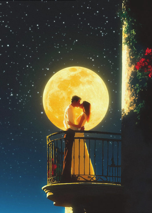 Liebe unter dem Mond | Leinwand