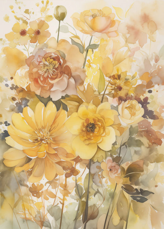 Sommerblumen Nr. 1 | Leinwand