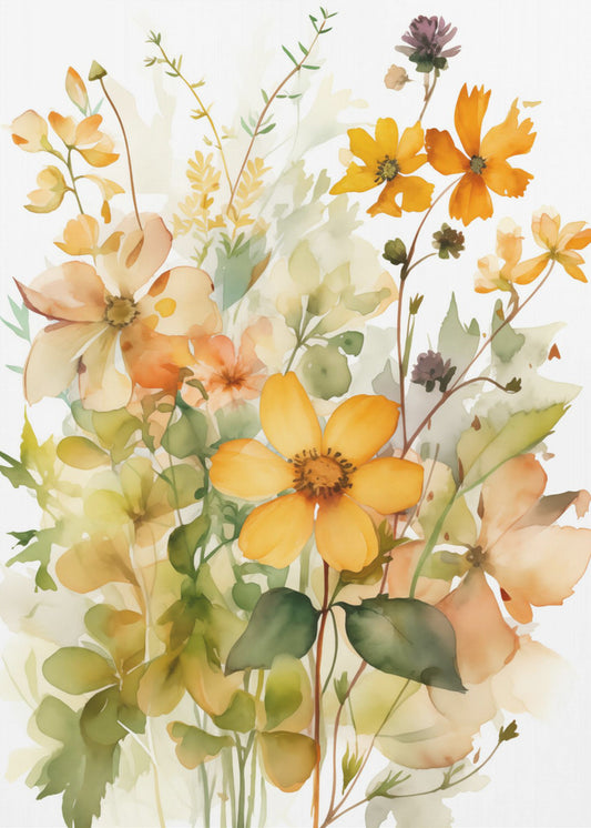 Sommerblumen Nr. 4 | Leinwand