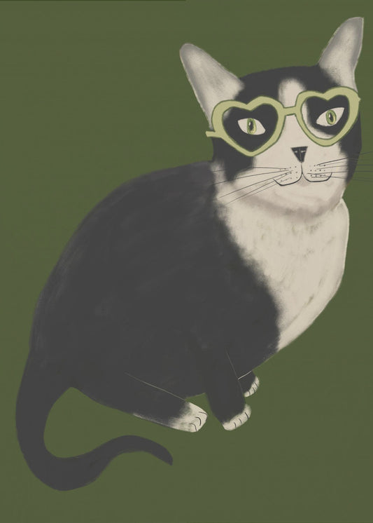 Herr Smoking Katze | Poster