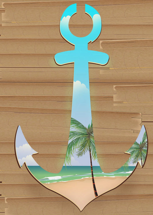 Anker am Strand | Poster