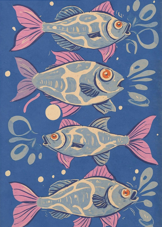 Lebendiger Wassertanz | Poster