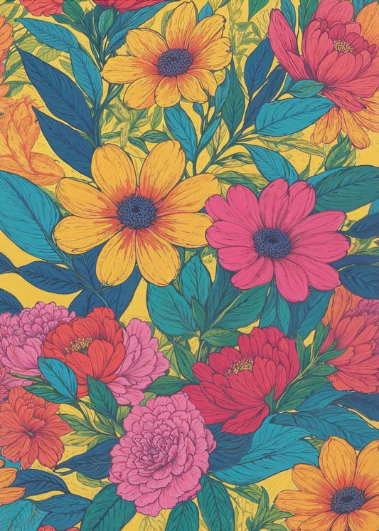 Lebendige Blüte | Poster