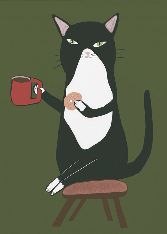 Kaffeekatze | Poster