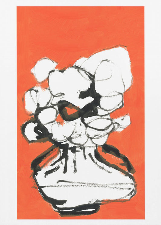 Die Linie des Überflusses: Obst-Blumen-Schale 2 | Poster