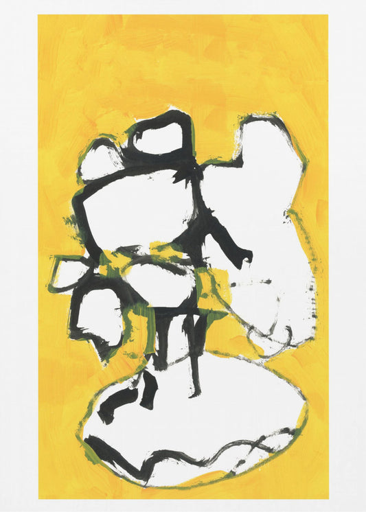 Die Linie des Überflusses: Obst-Blumen-Schale 3 | Poster