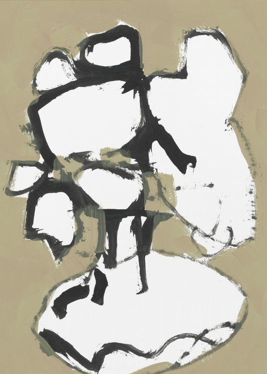 Die Linie des Überflusses: Obst-Blumen-Schale 4 | Poster