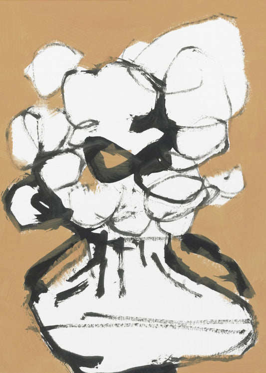 Die Linie des Überflusses: Obst-Blumen-Schale 6 | Poster
