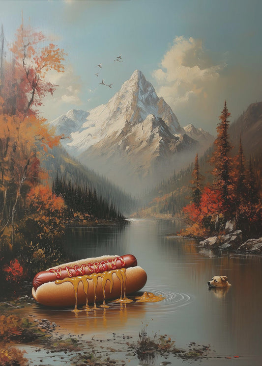 Floating Dogs | Canvas