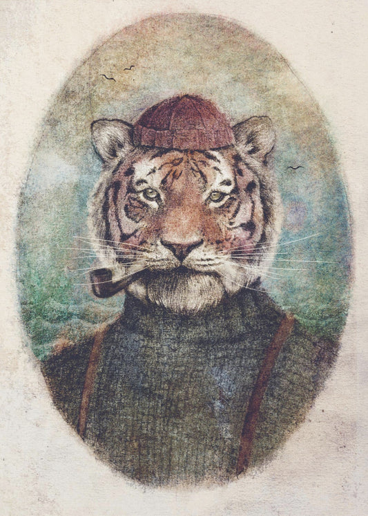 Gentleman Tiger | Leinwand