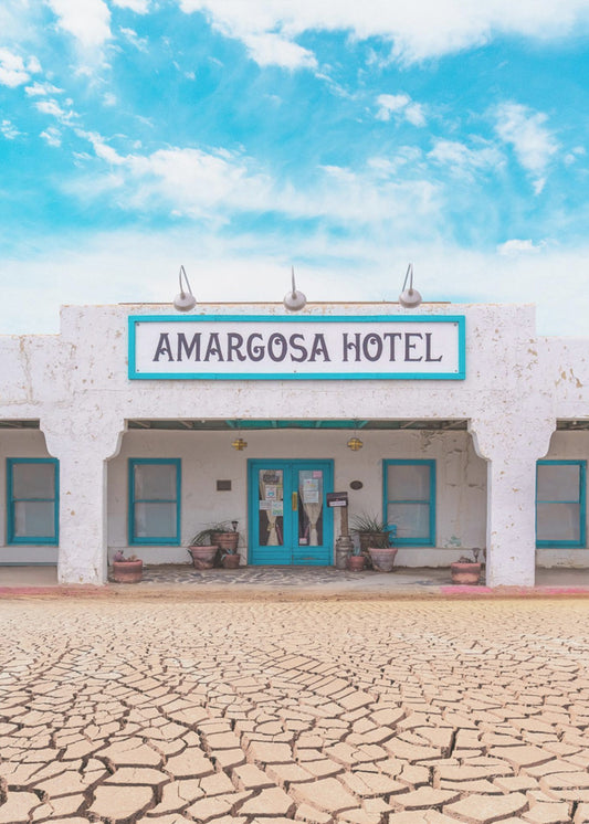 Historisches Amargosa Hotel und Opernhaus in Death Valley Junction, Kalifornien | Poster