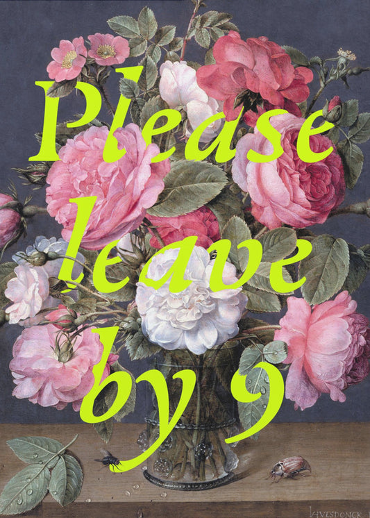 Florale Ausgangsanfrage | Poster