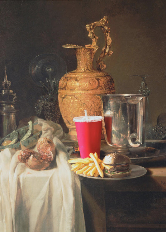 Stilleben von Fast Food | Poster