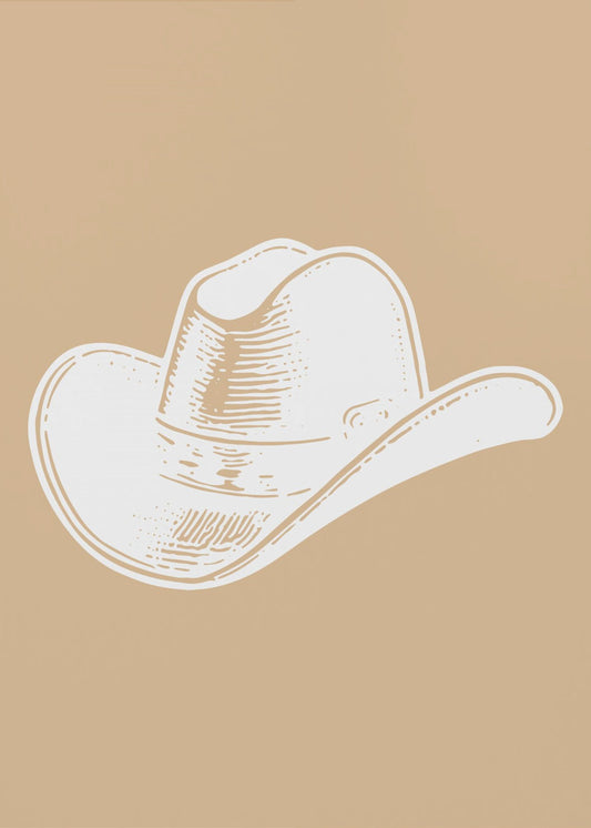 Neutraler Cowboyhut | Poster