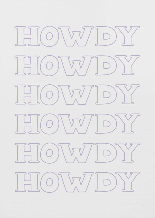 Lila Howdy | Poster