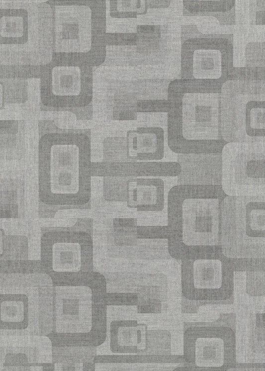 Retro Geometrischer Fluss | Leinwand