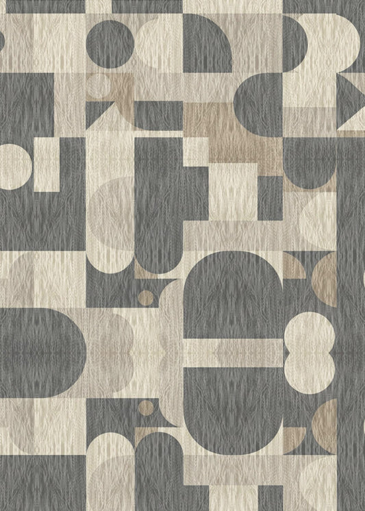 Geometrisches Muster mit verschiedenen Formen | Poster
