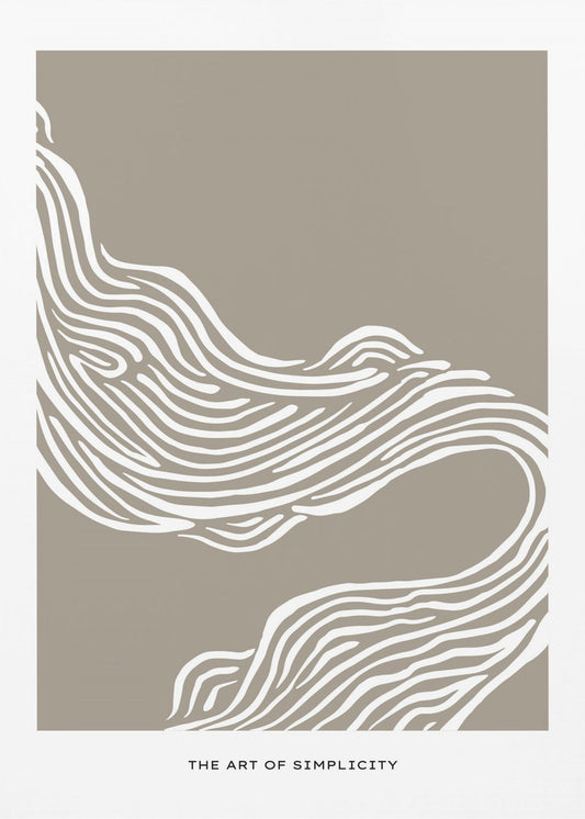 Fließende Linien | Poster