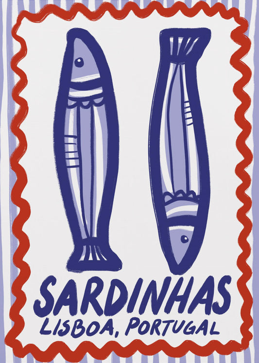 Lissabonner Sardinengenuss | Leinwand