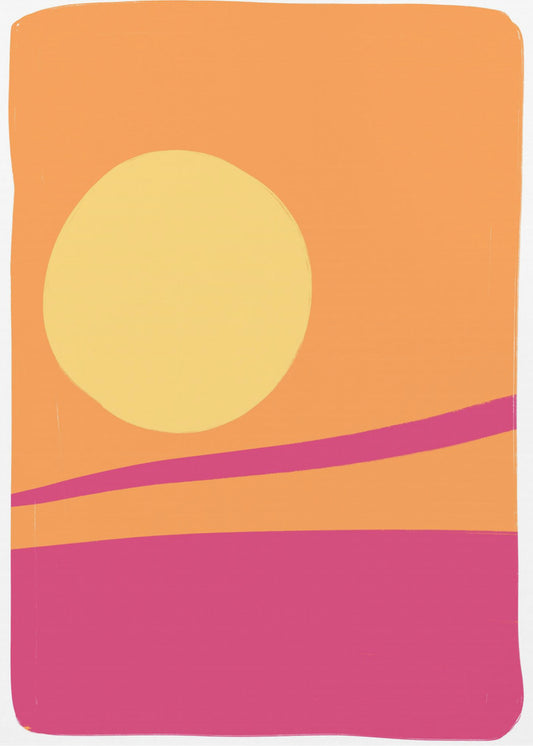 Vibrant Sunset Glow | Canvas