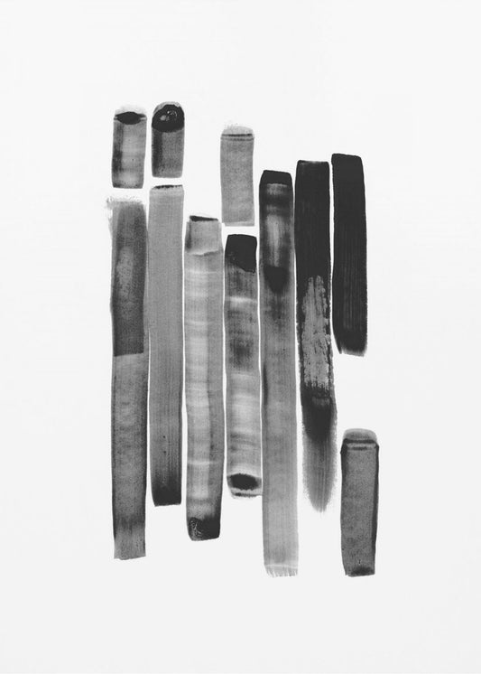 02 Verschiedene Striche 01 18x24 | Poster