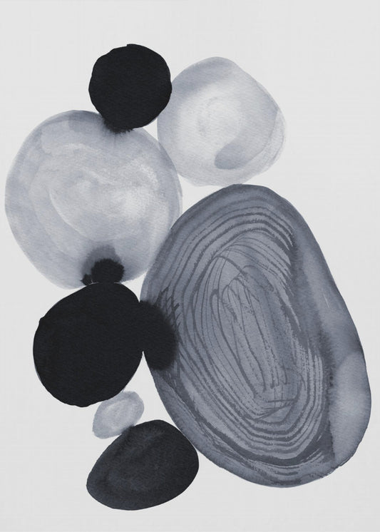Zen-Gartensteine 02 | Leinwand