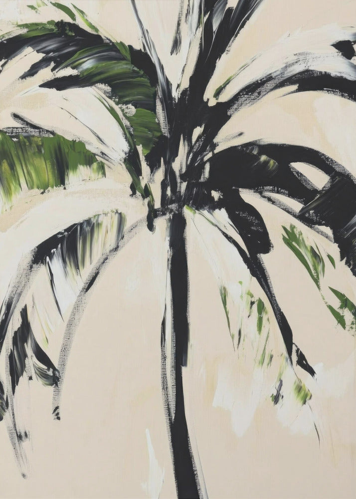 Abstrakte Palme | Leinwand