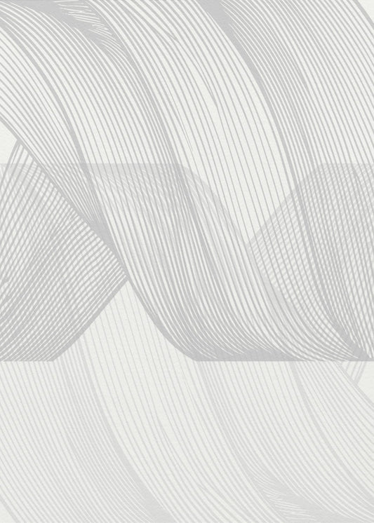 Abstrakte Linienwelle | Leinwand