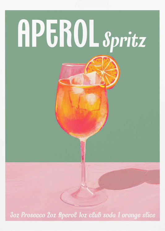 Aperol Spritz Cocktail | Leinwand