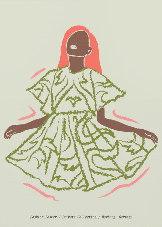 Eleganz in Grün | Poster