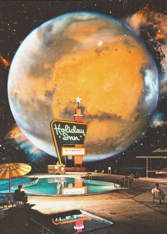 Das Weltraumhotel | Leinwand