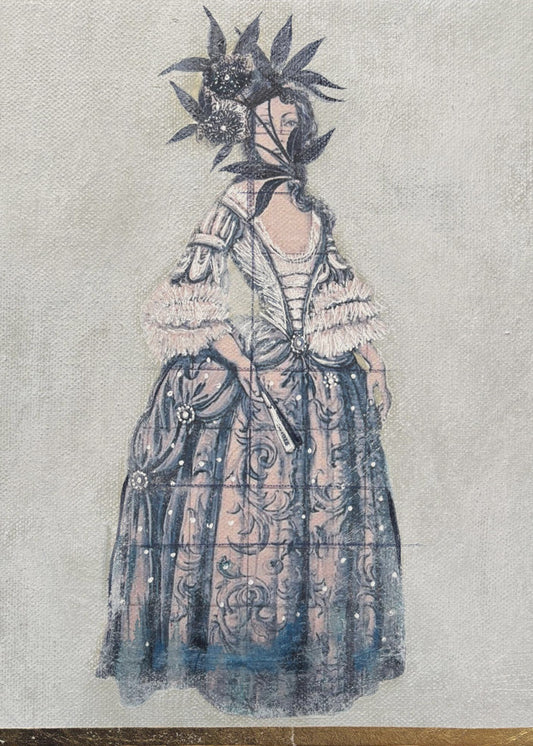 Verschleierte Eleganz | Leinwand